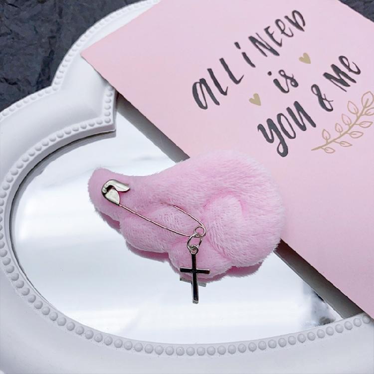 Delicate Hair Accessory with Soft Angel Wing Fashionable Hair Clips Ornament