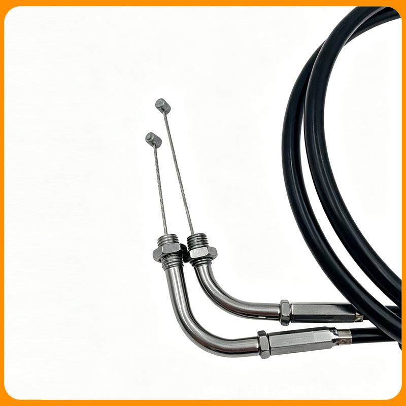 Compatible with Kawasaki W800 Throttle Cable - Fuel Supply & Return, Extendable 304 Inner Core.