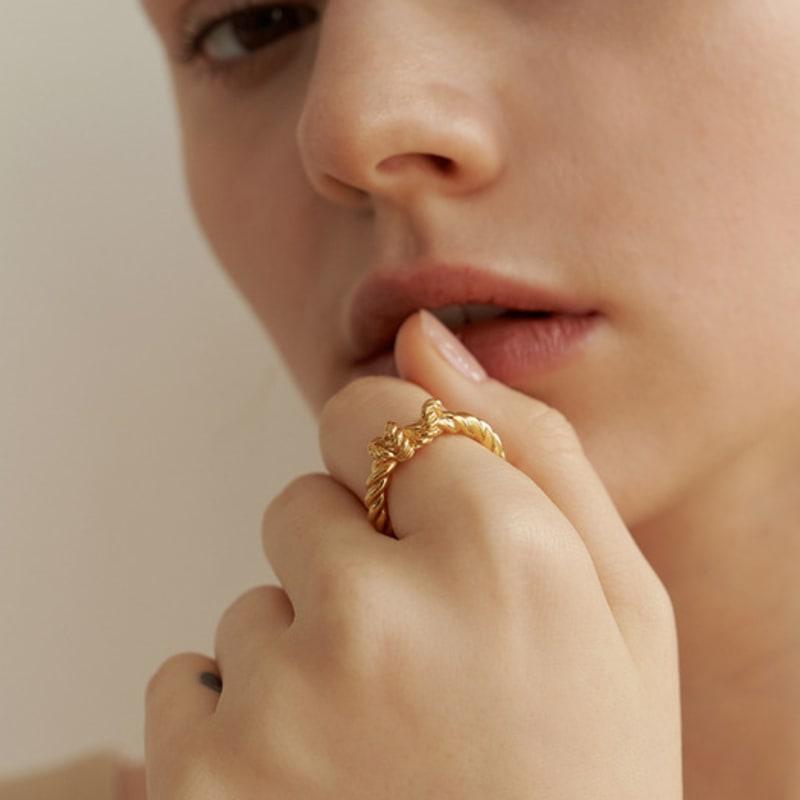 MZUU SEASONS Bold Rope Ring