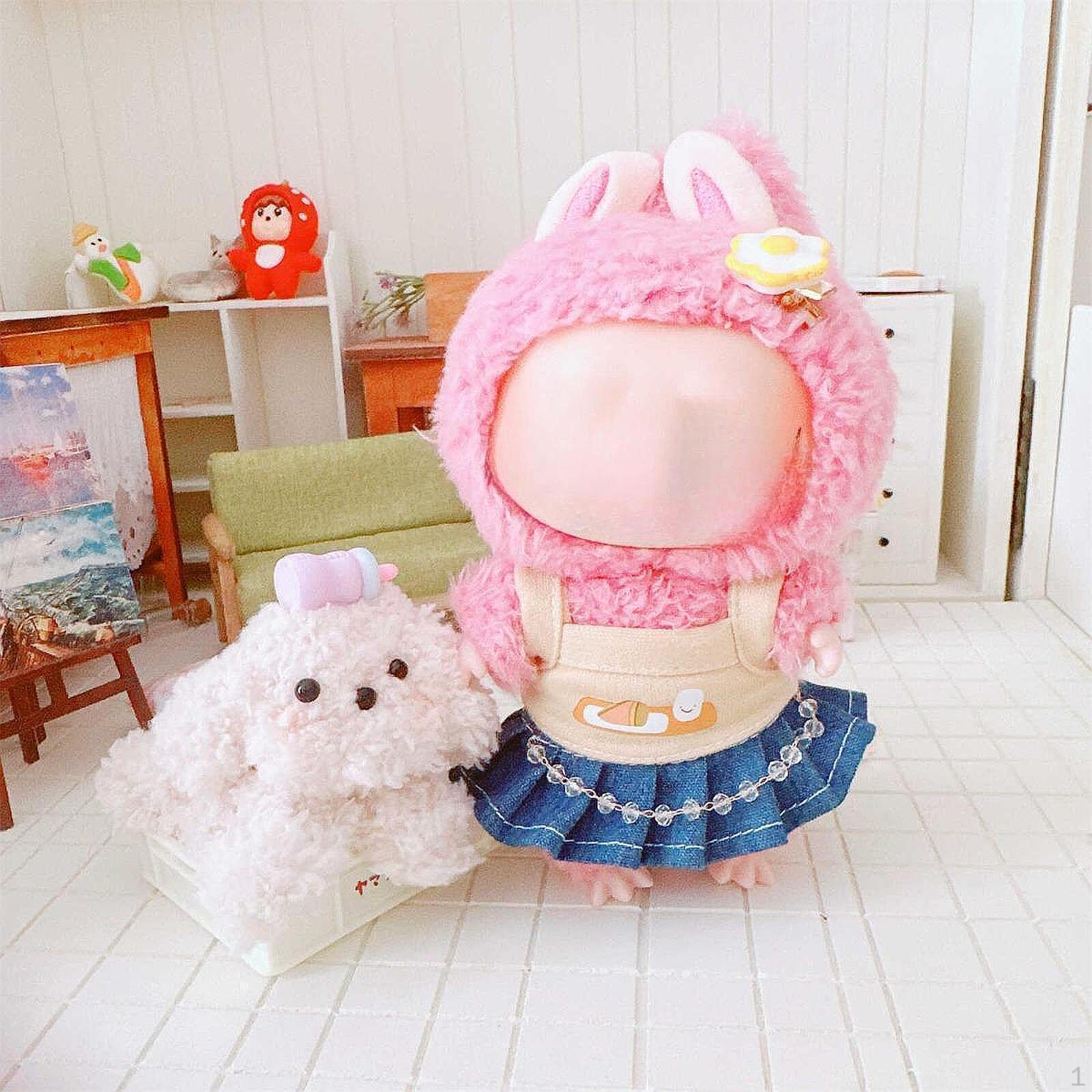 

15cm Doll Clothes Costume Pretend Play Hair Accessories, Fashionable And Comfortable, Dress Up Photo