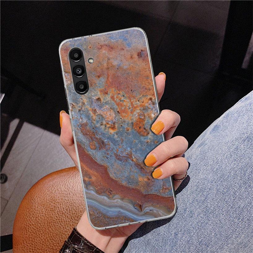 Vintage Industrieller Stil Rostiges Muster Handyhülle Für Samsung Galaxy A17 A16 A15 A14 A13 A57 A56 A55 A54 A53 A37 A36 A35 A34 A33