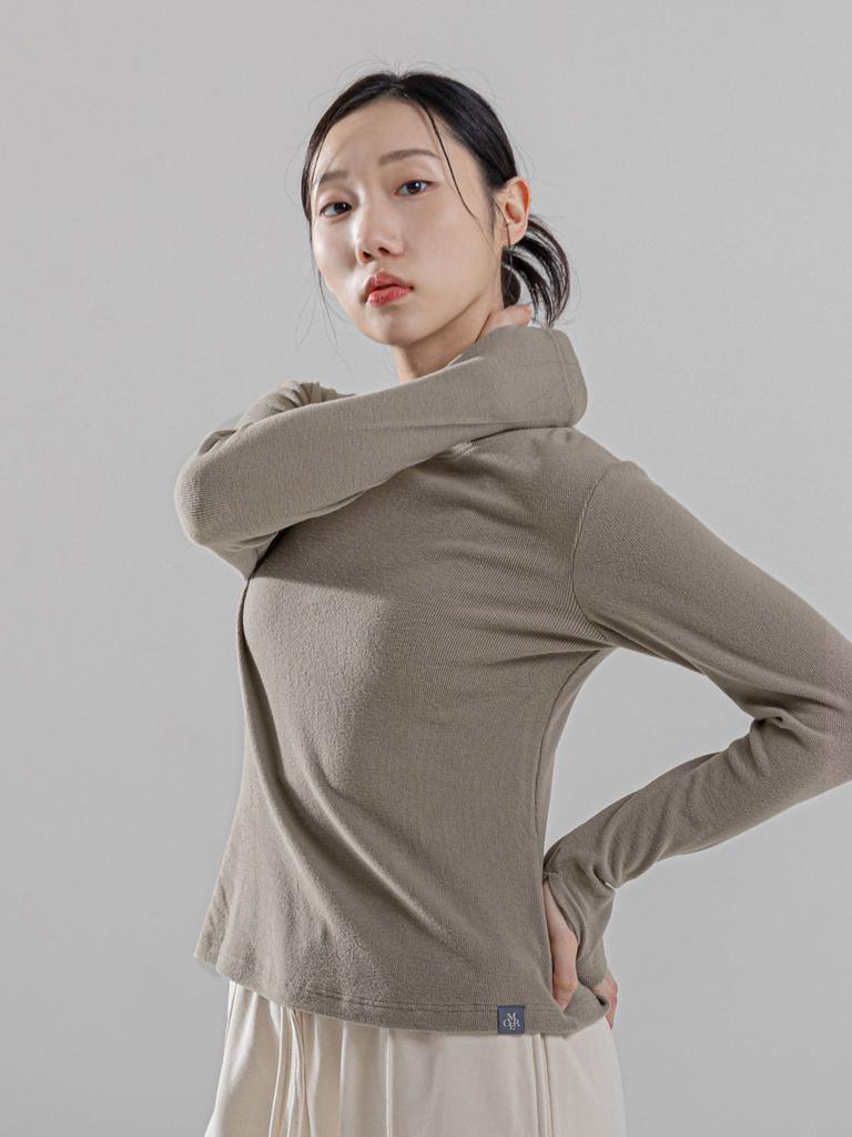 MOREOUT Women'S Yoga Wear Ribbed Warm Long Sleeve 3Tt4370
