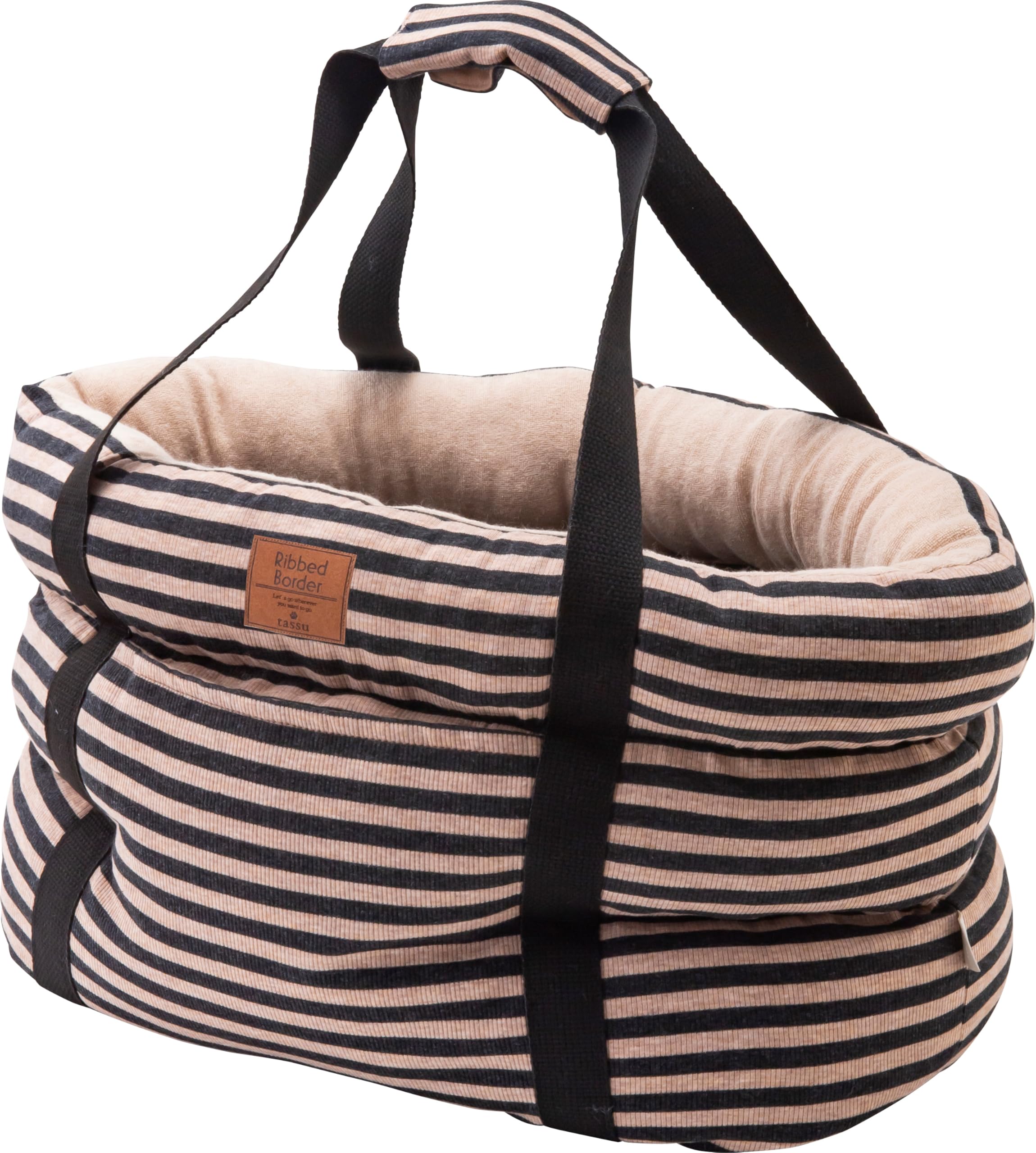 

Ribbed Border Carry Bag tassu 168-6186A3