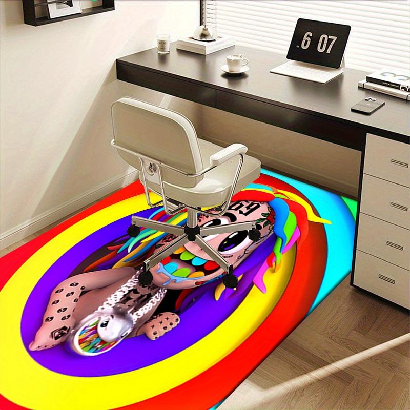1pc 6ix9ine Tattle Tales Office Carpet Soft Polyester Non slip Machine Washable Indoor Carpet Living