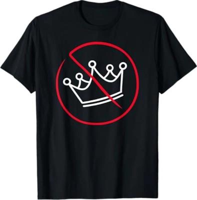 No Kings Protest Simple Drawing T-Shirt