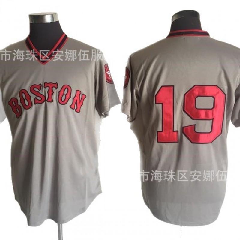 2026 Boston Red Sox Retro Embroidered Baseball Jersey Mens Womens Team Sports Uniform