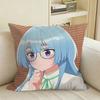 Shiunji Family Anime Seiha Shiunji Square Sofa Pillow Cover Solid Color Living Room Home Decor Cushion Case