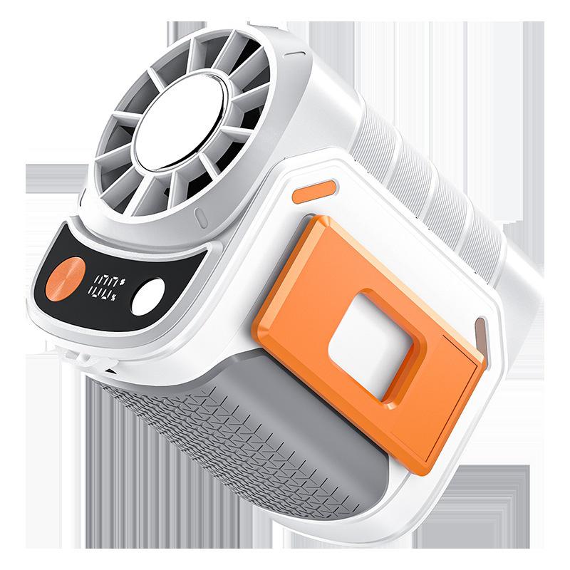 Portable Hanging Waist Fan - High Wind Power Mini Ice Pack Cooling Clip-on Fan for Outdoor Use