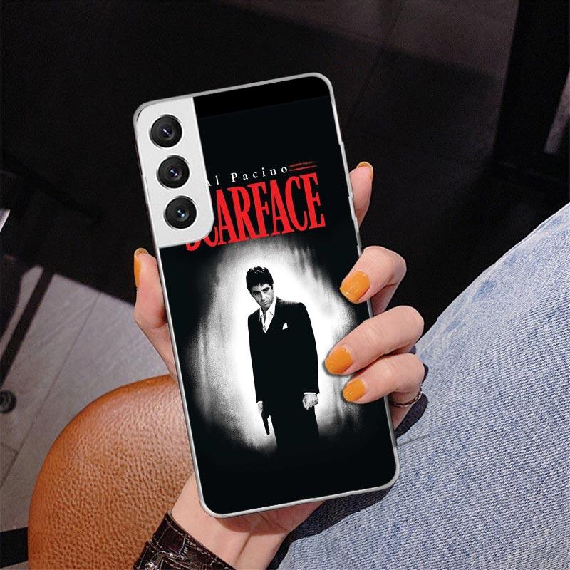 Scarface 1983 Film Al Pacino Movie Phone Case For Samsung Galaxy S24 S25 Edge S26 Ultra S23 S22 S21 Plus S20 FE + Personalized P
