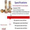 Hex Bolt Floor Expansion Screw for Clothing Rack and Security Door Railings