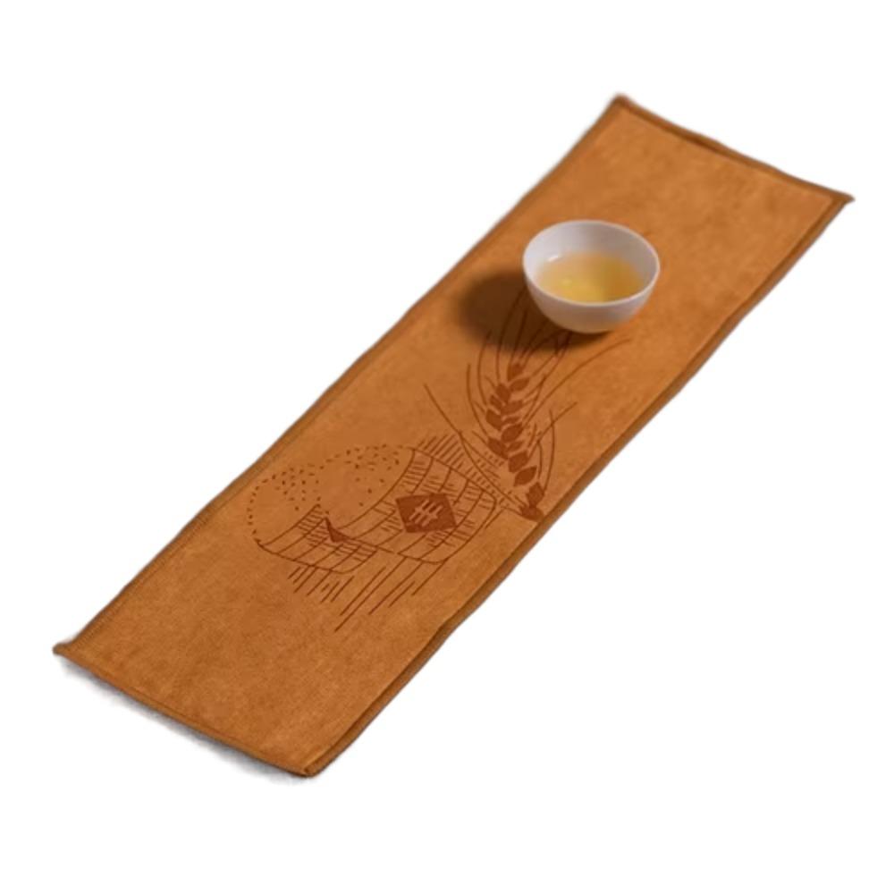 New Thickened Painted Tea Towel Absorbent Cotton Cleaning Cloth Tea Napkin Tea Ceremony
