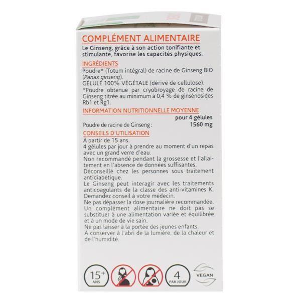 Arkopharma Arkogélules Ginseng 150 Gélules