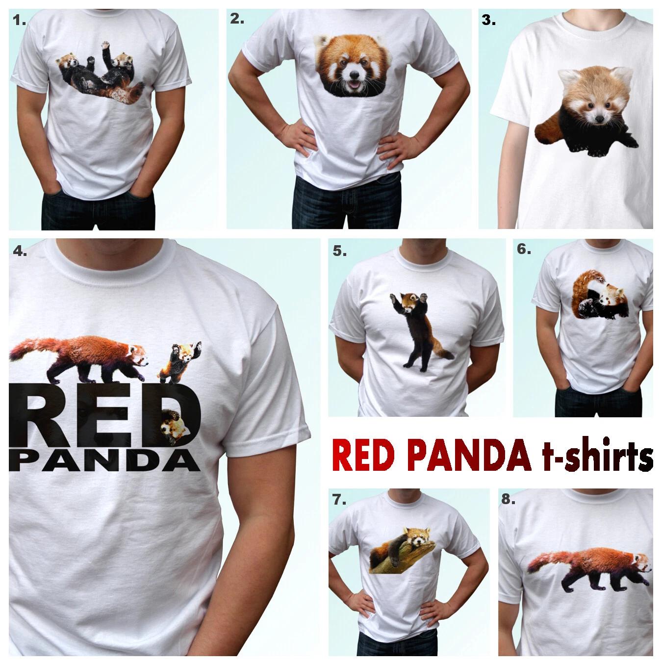 

Red Panda white kids boys T-Shirts 8 designs of lesser panda animal top gift tee all sizes 100