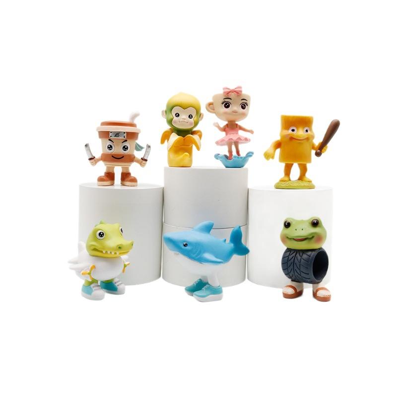 Nuevo Tung Tung Sahur  Q-version Fusion Monster Children's Puzzle Blind Box Christmas Toy Model