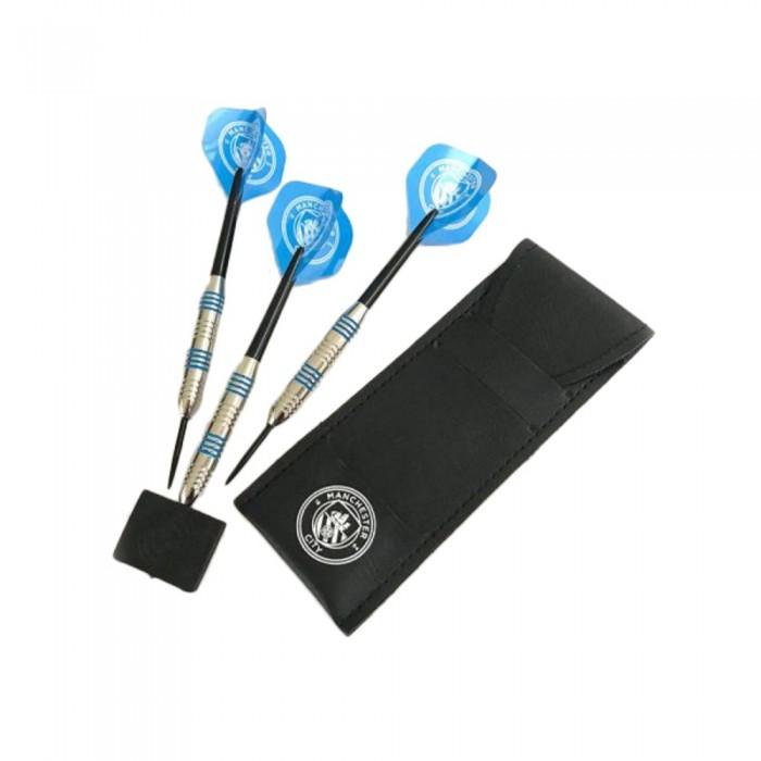 Manchester City FC Leather Darts Set (Pack of 3)