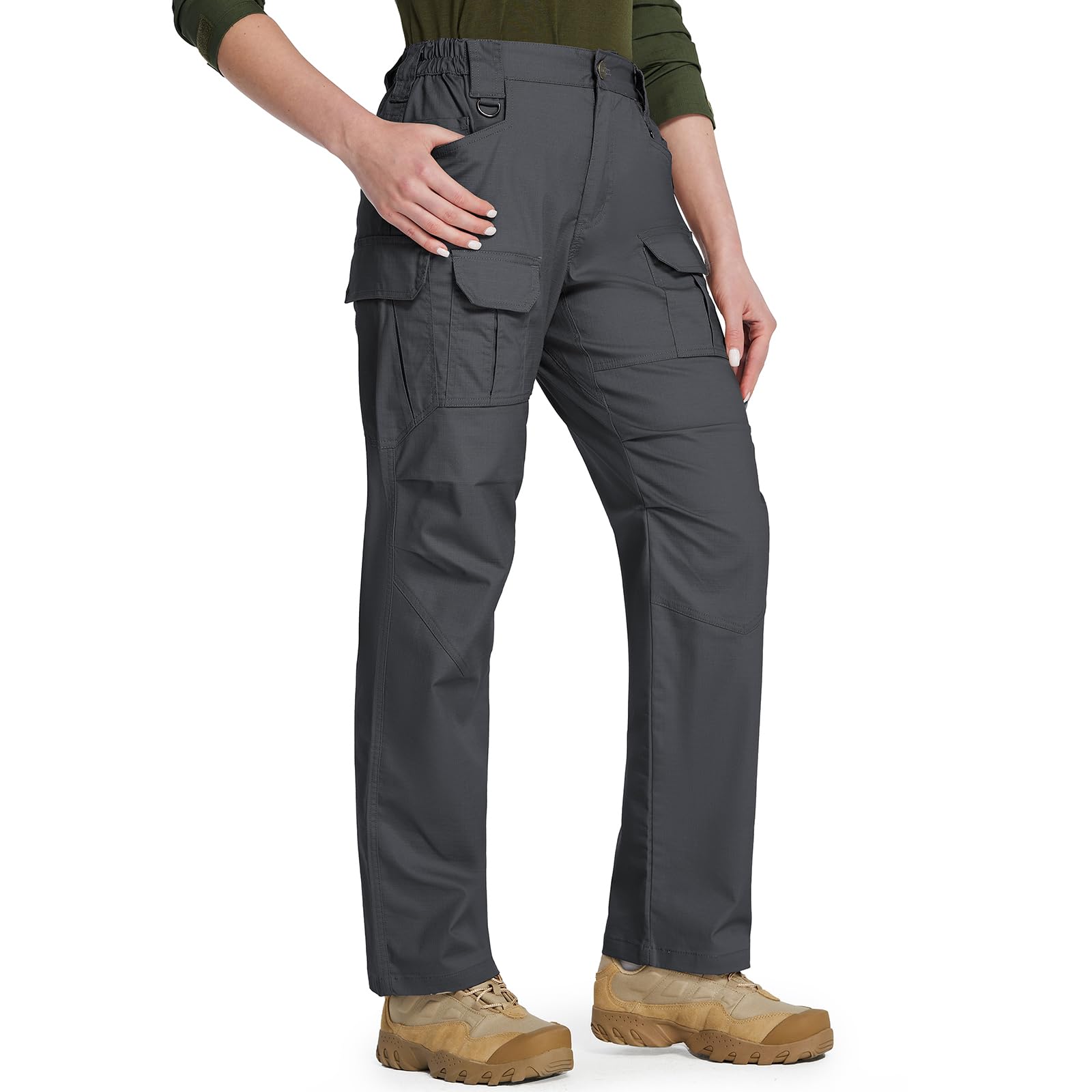 Women s Cargo Pants with - Fabric and Stretch for Outdoor Hiking L