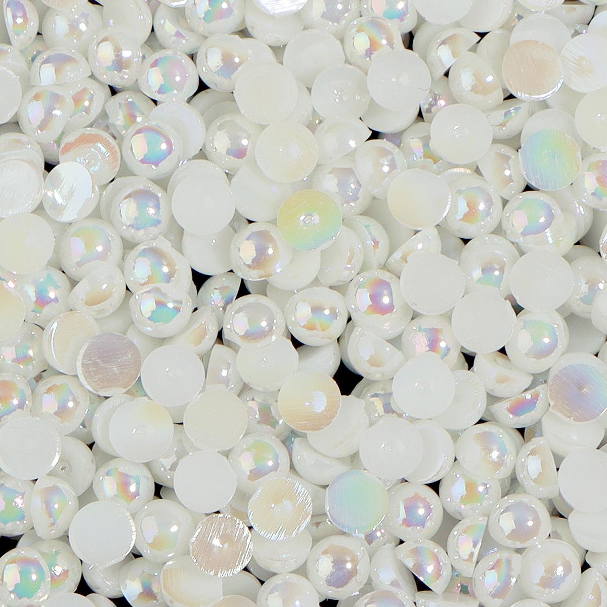 

2/3/4/5/6/8/10/12/14 mm Colored ABS Imitation Pearls Beads Flat Back Cabochon Half Round Beads DIY Craft Jewelry Nail Decoration 2mm 1000Pcs бежевый