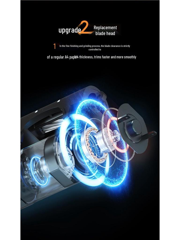 Portable Type-C Electric Nail Clippers: Baby-Safe, Low Noise, Anti-Pinch Manicure Grinder