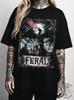 Dragon Shirt Medieval Graphic Tee, Dark Fantasy T-shirt Gothic Clothing Grunge Wear