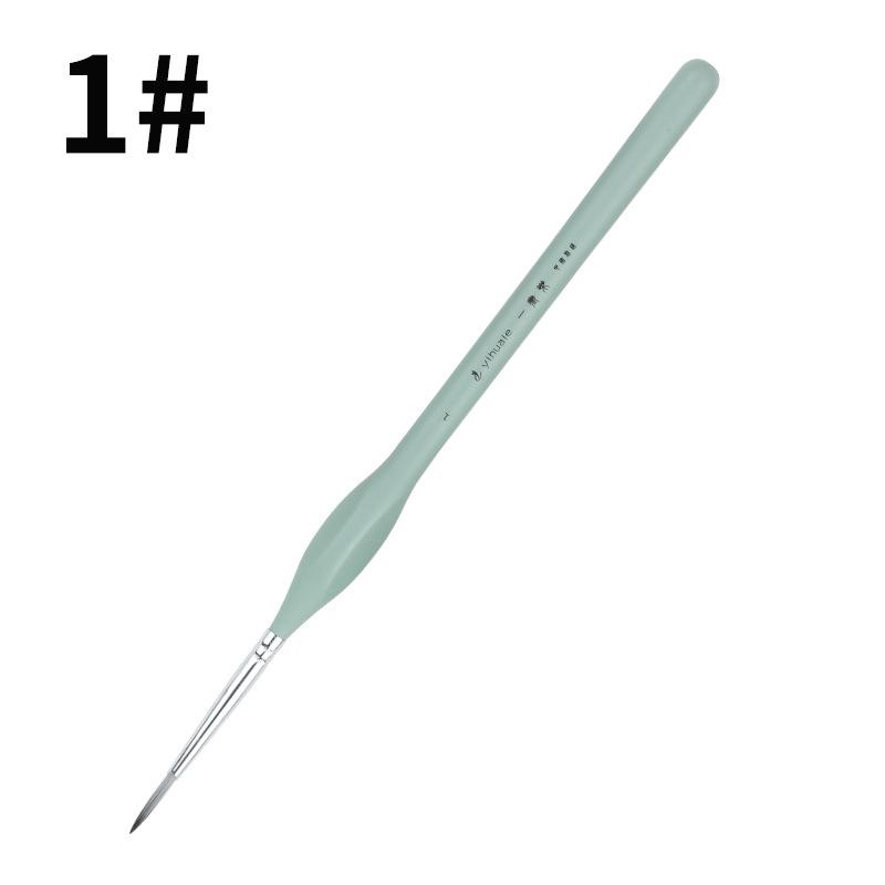 One Stroke Music Black Triangle Handle Brush Set for Watercolor, Gouache, and Acrylic Painting