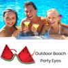 Party Glasses Creative Shape Ultralight Bright Color Smooth Edge Easy-wearing Dress-up Hawaiian Style Party Glasses Funny Sunglasses Party Supplies