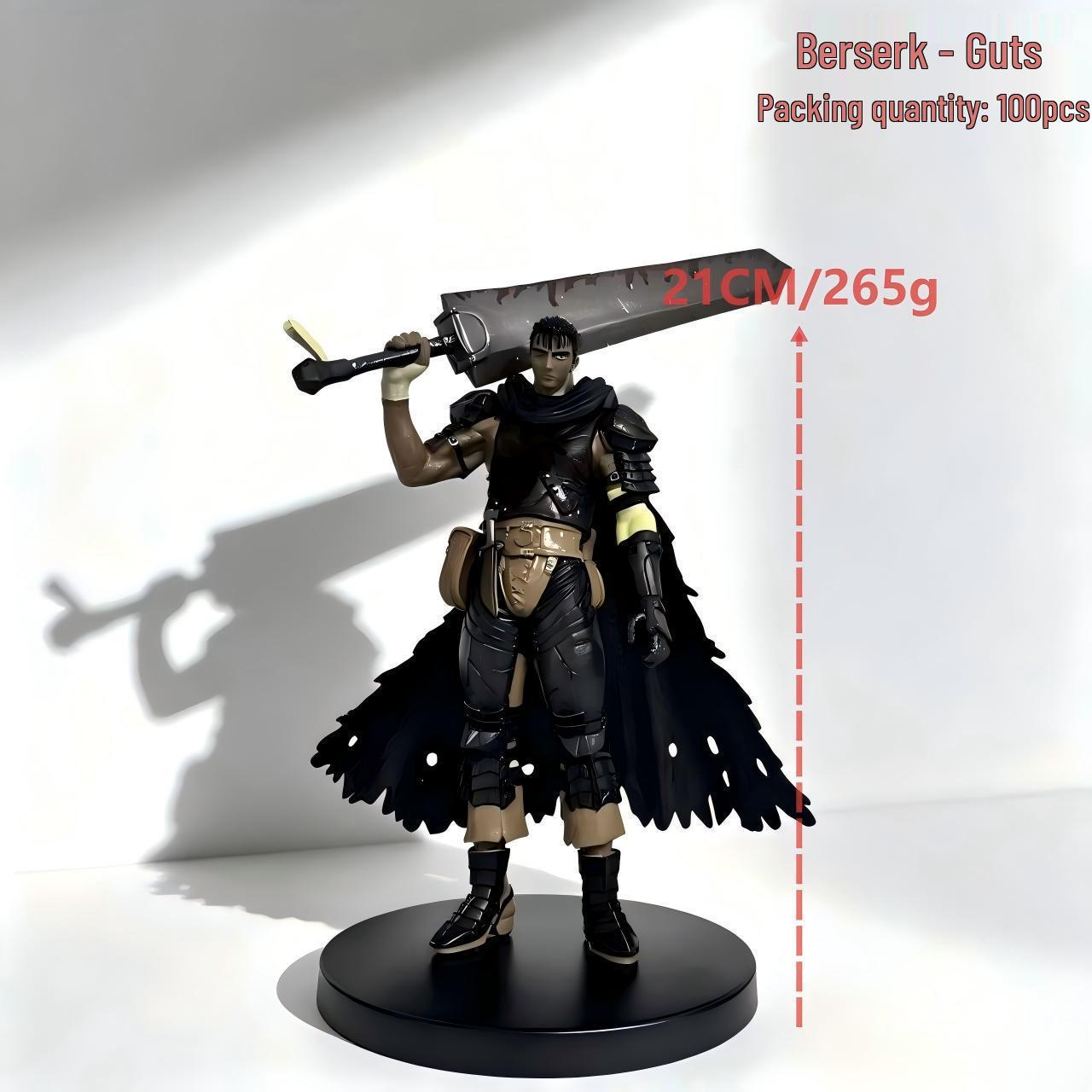 Berserk Guts Scarred Warrior Blood-stained Anime Figure Model