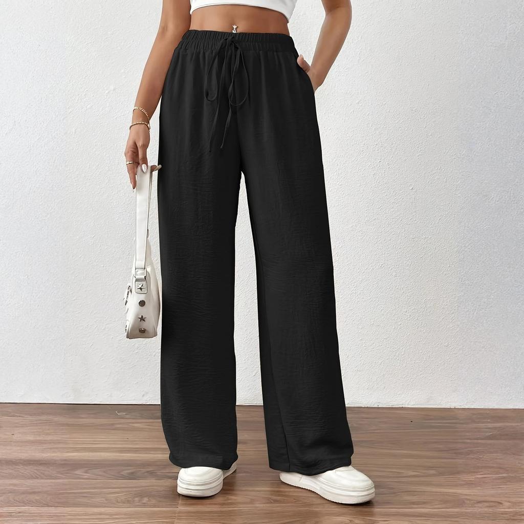 Women's Fashion Loose Casual Wide Leg Pants Casual Pants