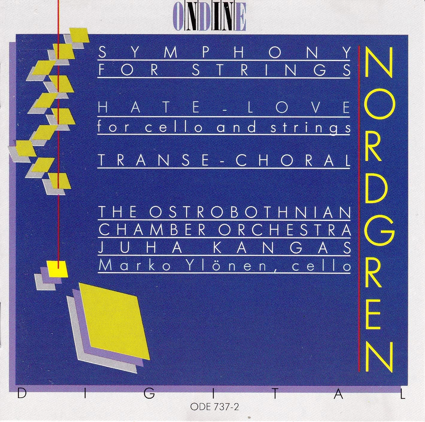 

CD KANGAS - Symphony for Strings ODE7372 Japan Classical Used