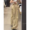 Plus Size Retro High-Waist Slimming Jeans for Pear-Shaped Women - Autumn Straight Wide Leg Pants