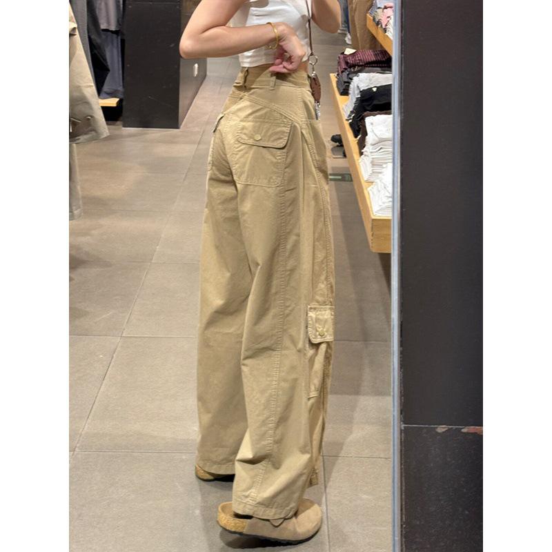 Plus Size Retro High-Waist Slimming Jeans for Pear-Shaped Women - Autumn Straight Wide Leg Pants