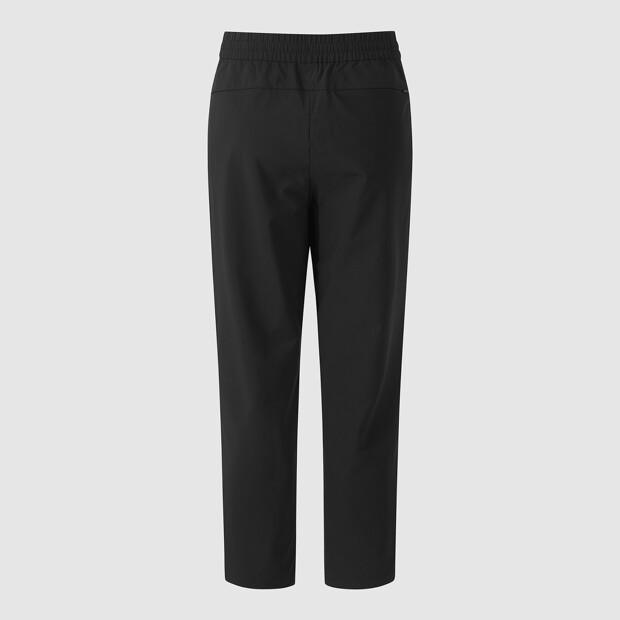 LECOQ Unisex Tapered Fit Woven Pants - Black Qr123Ept11