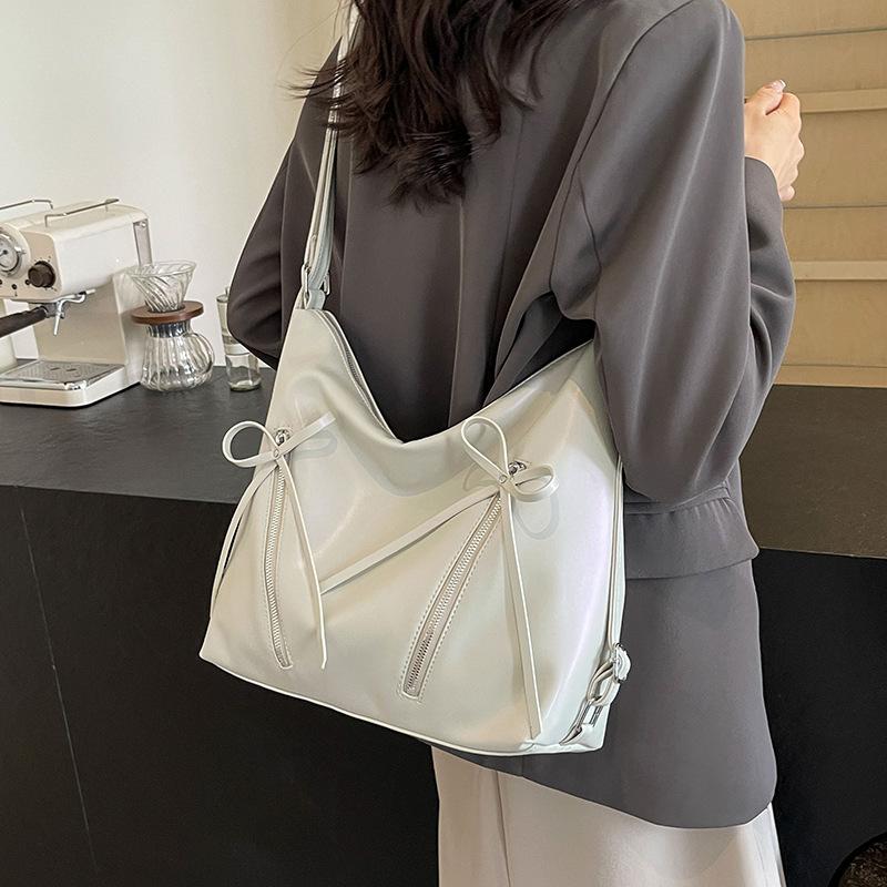 2025 New Bow Backpack Bag Women's Fashion Korean Tote Bag Casual Large Capacity Shoulder Backpack