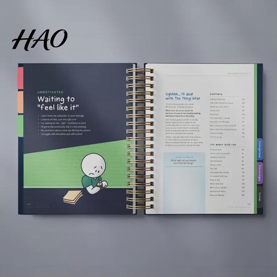 Diario Soluzioni alla Procrastinazione Anti-Planner Quaderno Carta Bianca Premium Design Anti-Sanguinamento Amico dell'ADHD Strumento di Organizzazione ADHD Organizzatore Giornaliero