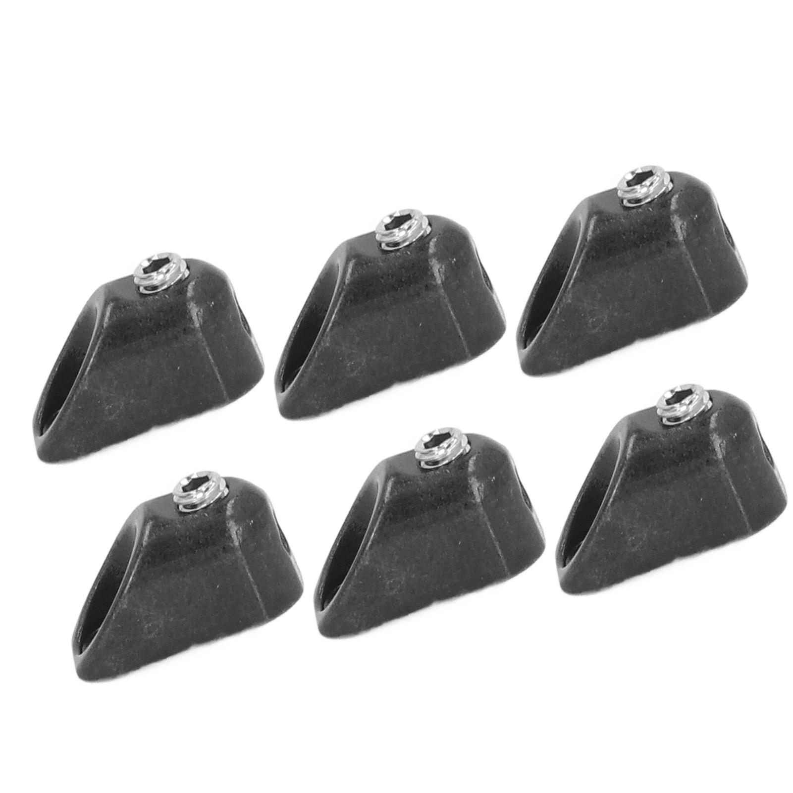 Electric Headless Guitar Locking Nut Zinc Alloy Replacement for 6 String Split Type