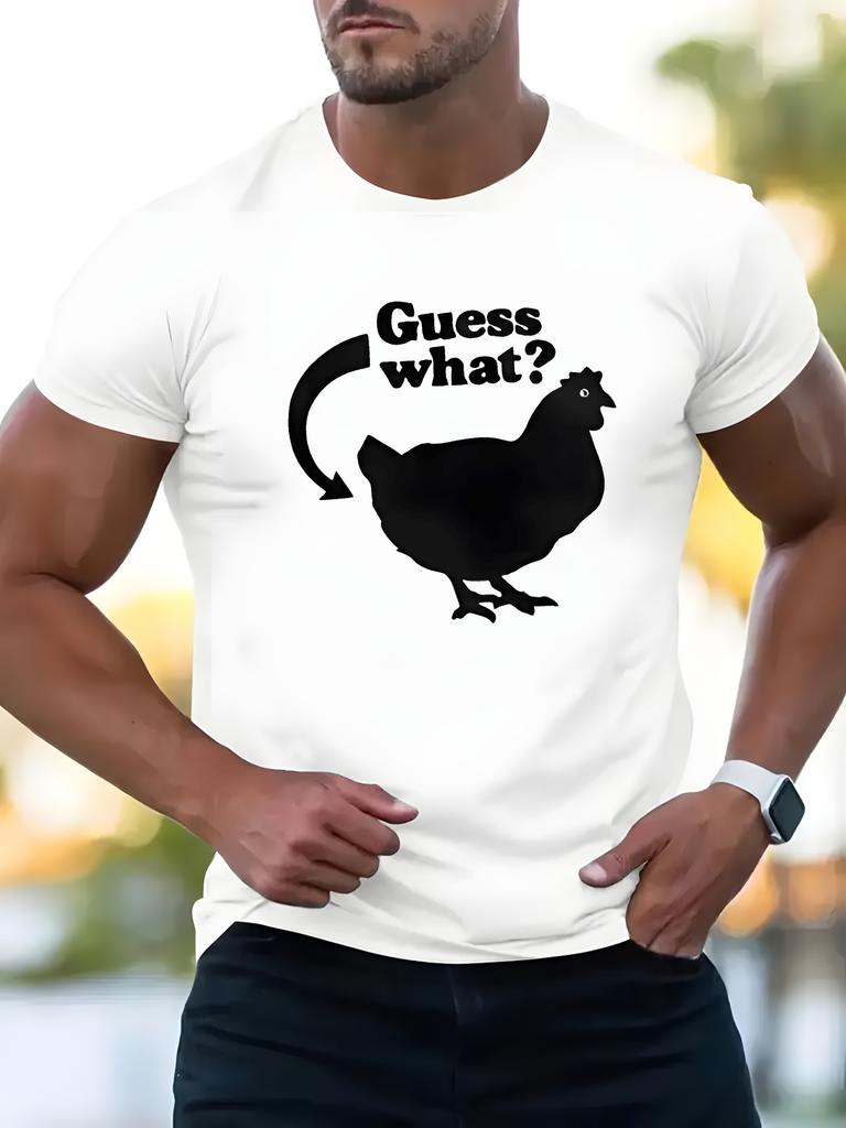 Men'S Summer Short-Sleeve T-Shirts Featuring Stylish Prints, Trendy Casual Tops for Young Males Suitable for Spring And Summer