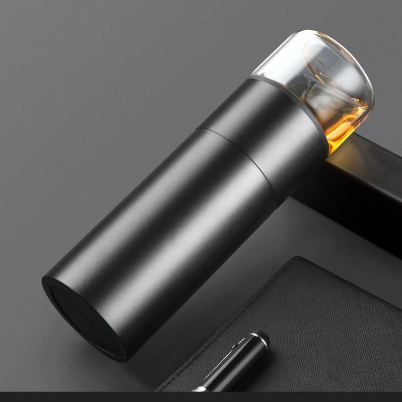 SAMADOYO Tea Separation, Heat-resistant Glass Brewing, Tea Filtration, Portable Cup, Outdoor Portable Travel Vehicle Water Cup