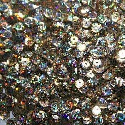 Broken Hexagonal Sequins, 6 Mm, 12 Grams