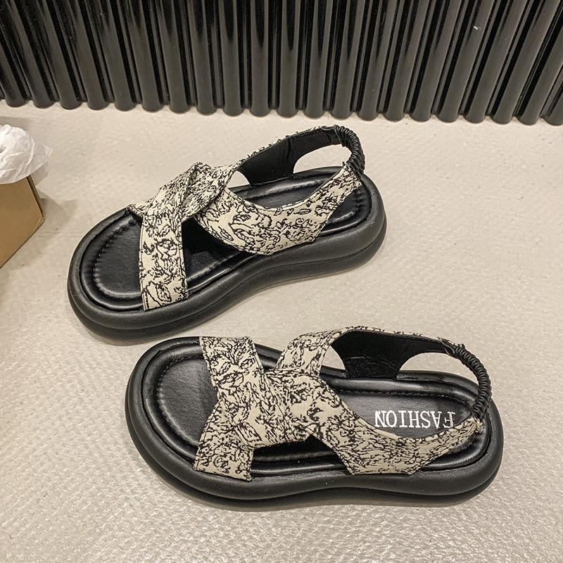 

Sandals women s summer outer wear new with skirt casual versatile platform sports beach shoes 40