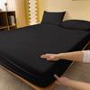 1PC Bed Sheet Elastic Fitted Sheet Mattress Cover Couple Bed Linen Bedspread With Elastic Band Bed Sheet Solid Color Mattress Cover