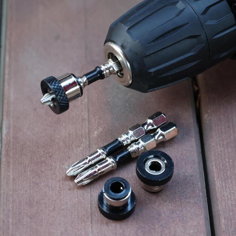 Hex Shank Drywall Screw Setter Magnetic Positioning Screwdriver Bits Plasterboard Screws Bit Locating Batch Head Drilling Tools