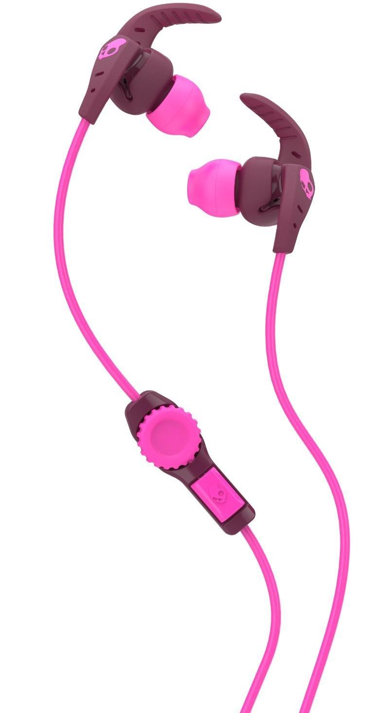 

Skullcandy XTplyo Waterproof Sport In-Ear Earphones, Line, Plum/Pink, S2WIHX-449