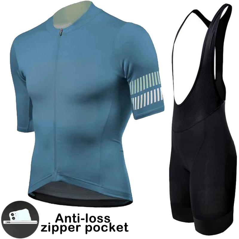 Set Tricouri Ciclism Phtxolue Îmbrăcăminte Set Ciclism Bărbați Femei Fermoar Anti-Pierdere Pro Haine Bicicletă Anti-UV Costum Kit Echipament Bicicletă MTB