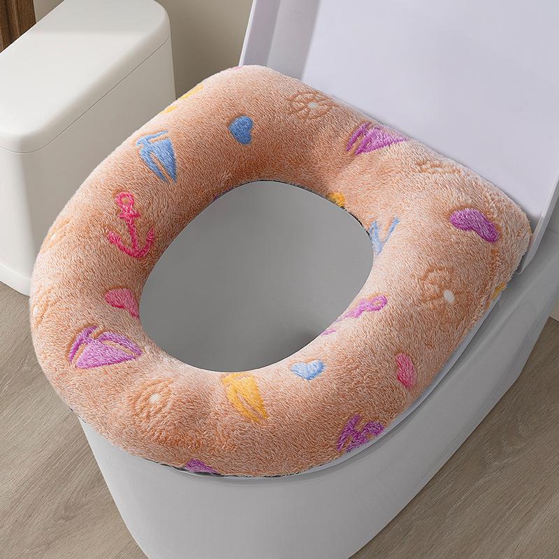

New toilet soft seat cushion for the elderly and pregnant women, comfortable seat cushion in winter, sedentary and not numb plush cushion