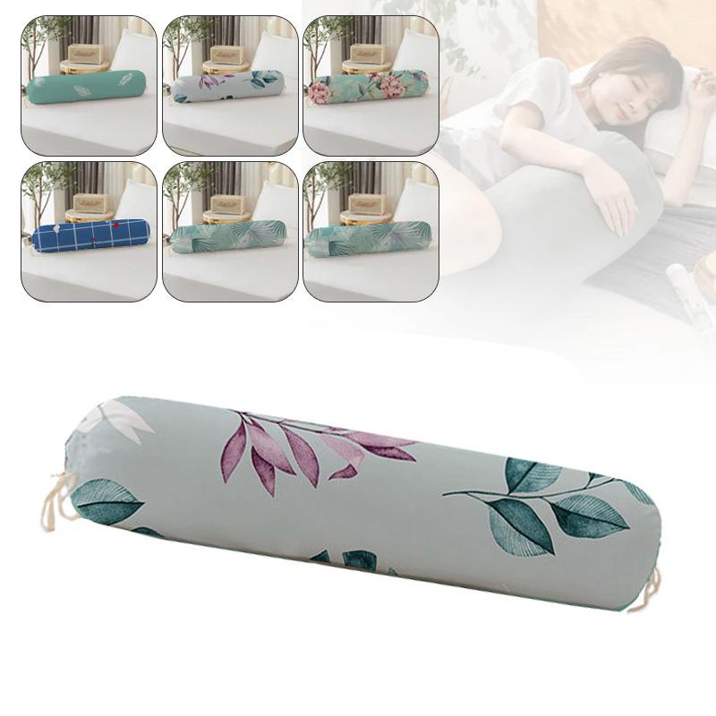 1Pc 106x35CM Comfortable Long Pillow Cover Polyester Fiber Pillow Case Home Decor Neck Bolster Headrest Cylindrical Cushion