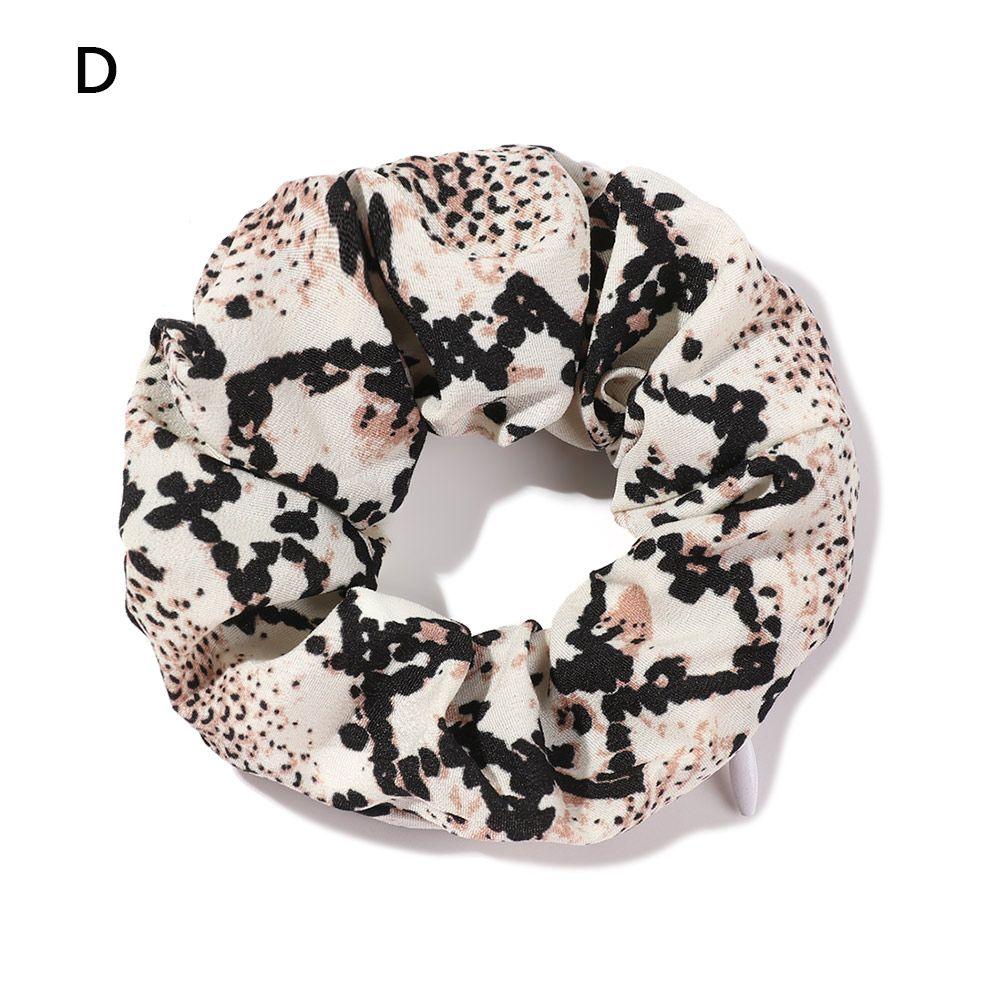 Hair Accessories Hair Scrunchies Leopard Print Headwear Elastic Hair Bands Large Intestine Hairband