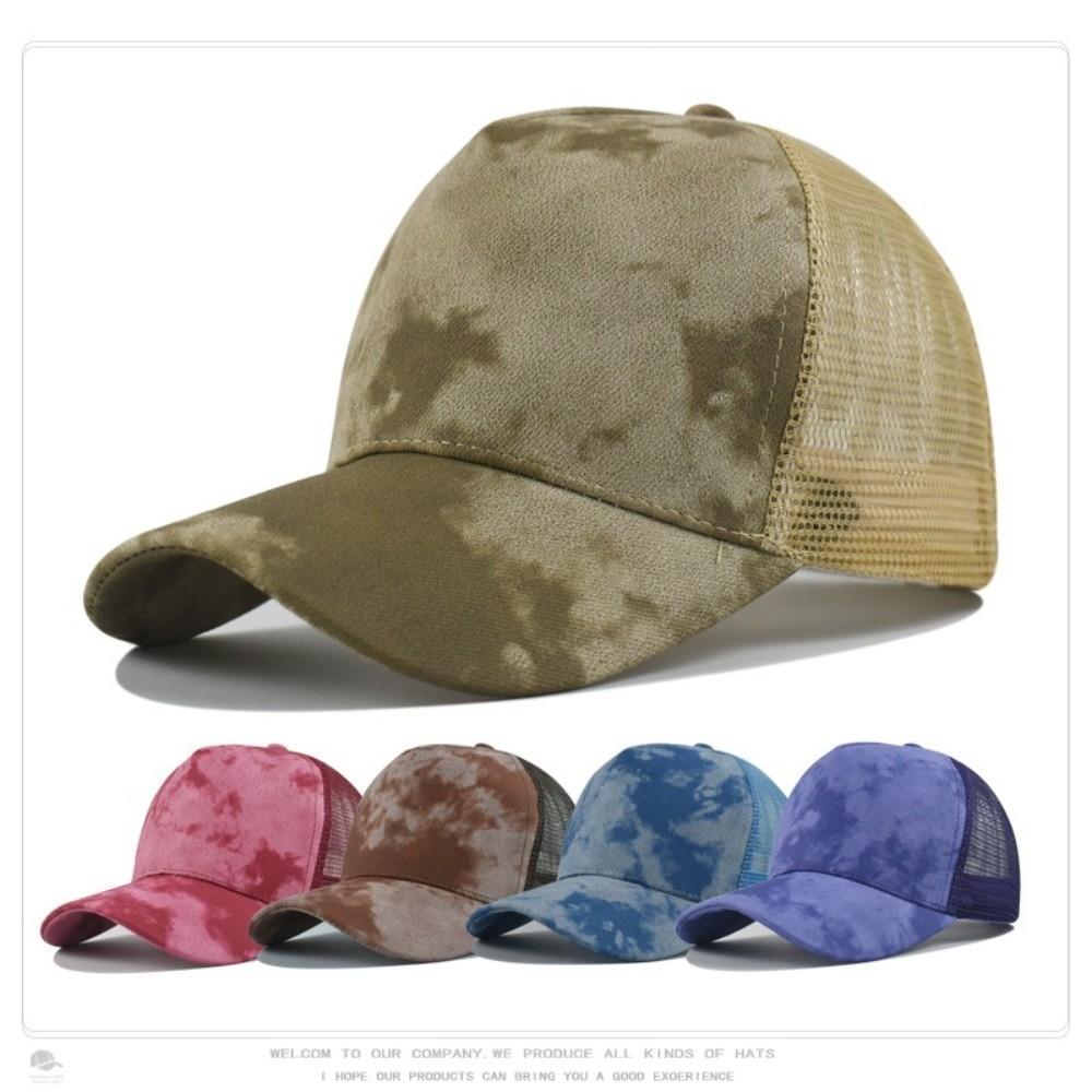 Suede Baseball Cap Breathable Sun Hat Fashion Trucker Hats Women
