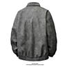 MiiOW Men's Casual Windproof Lapel Faux Leather Jacket