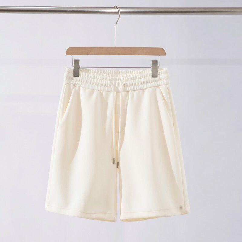 Heavy Air Layer Shorts Foreign Trade Tail Goods Men's Summer American Solid Loose Sports Casual Straight Shorts