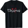 Cross Christmas Cute Christian Lover Matching Holiday Pajama T-Shirt