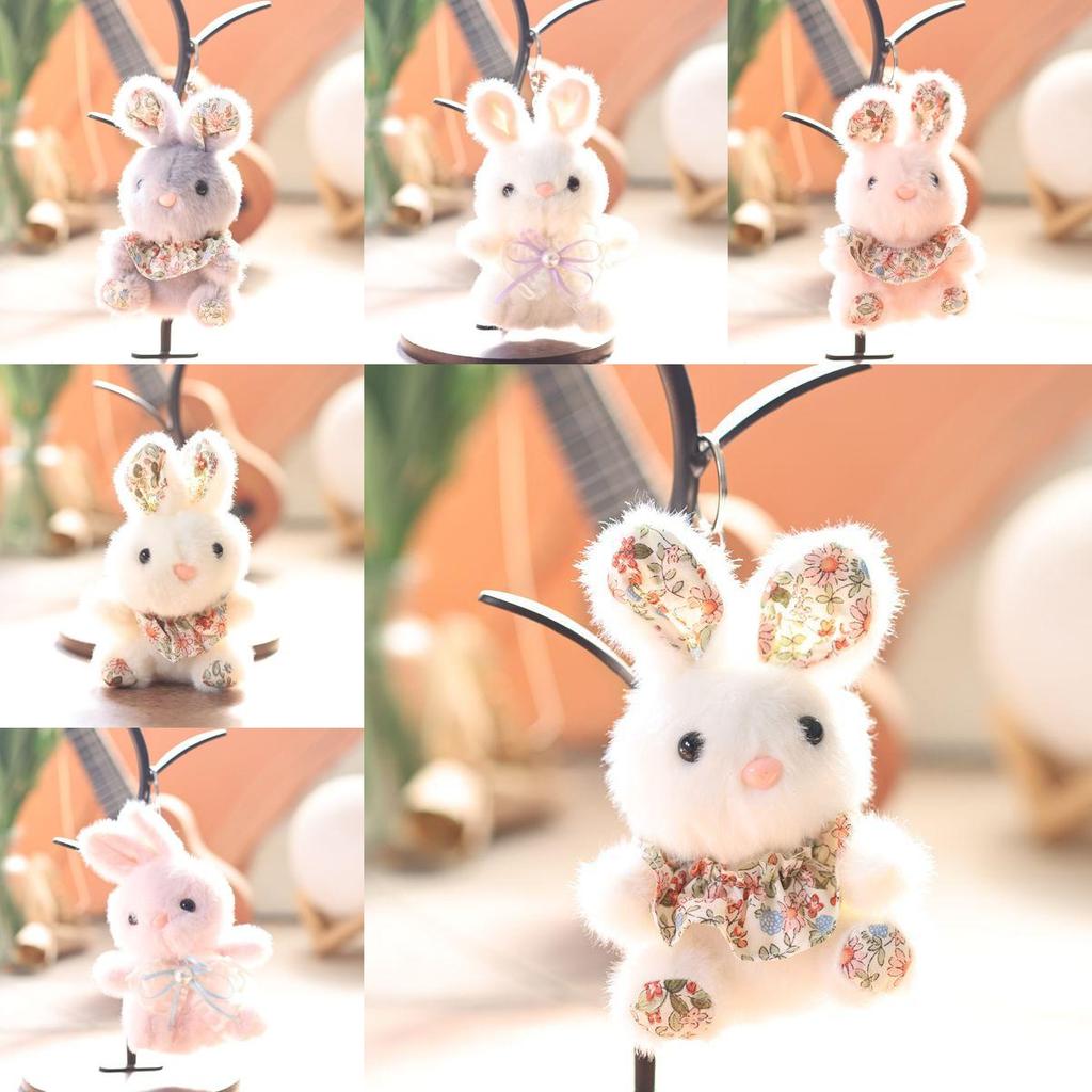 Plush Bunny Keychain With Soft Short Pile Plush For Kids And Adults